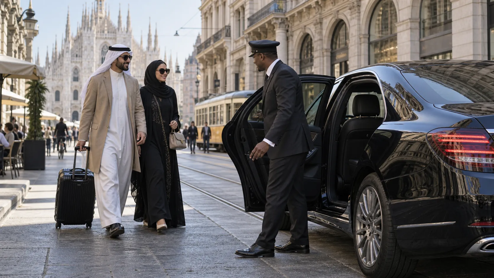 جولة ميلانو الخاصة مع سائق عربي وخطة محطات مرنة